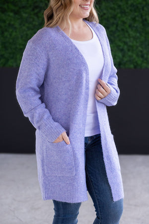 IN STOCK Madison Cozy Cardigan - Lavender