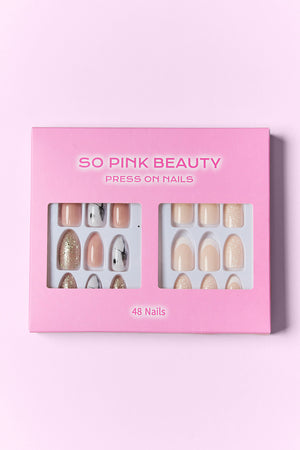 SO PINK BEAUTY Press On Nails 2 Packs