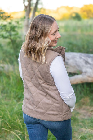 IN STOCK Corduroy Vest - Mocha