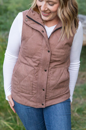 IN STOCK Corduroy Vest - Chestnut