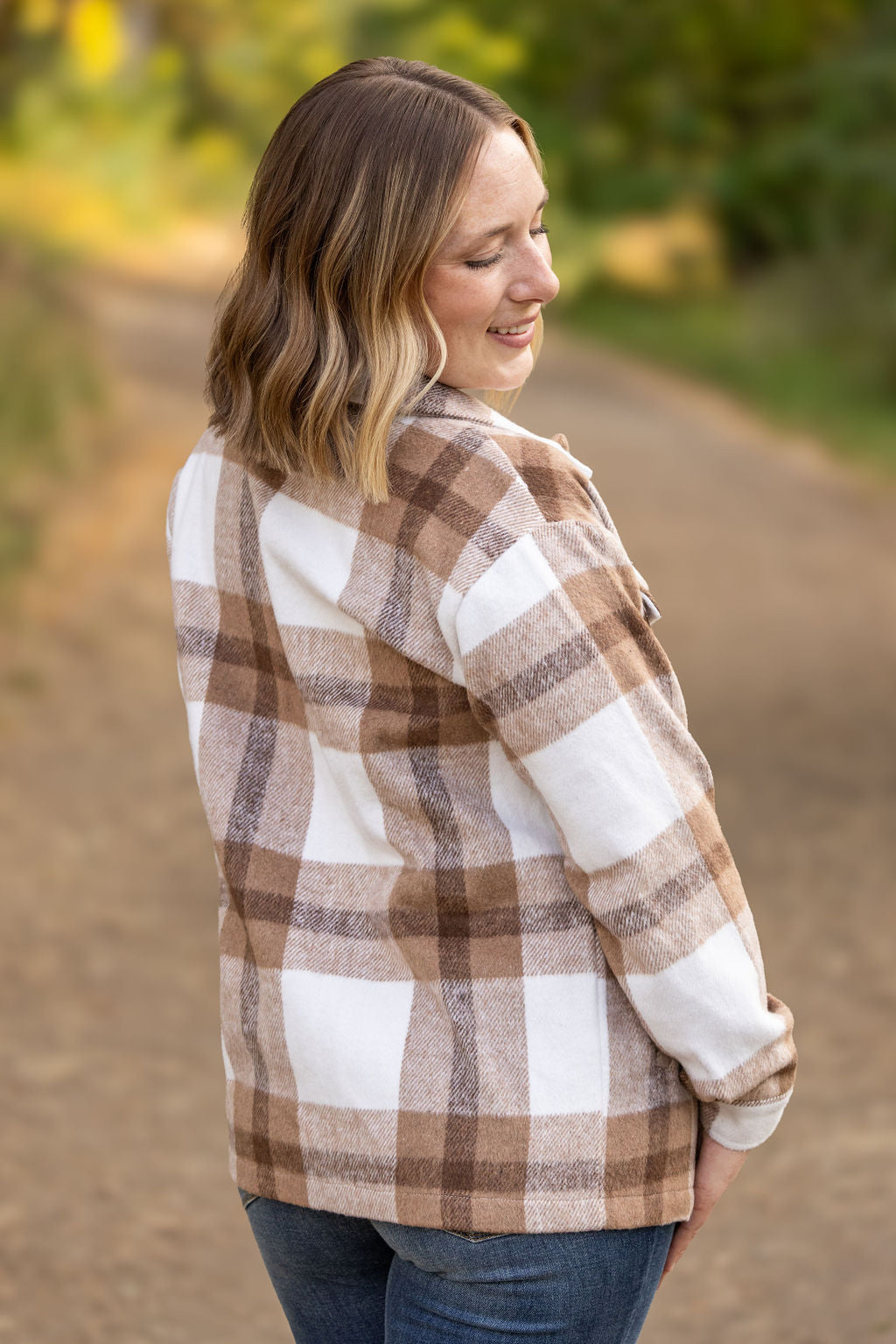 IN STOCK Norah Plaid Shacket - Neutral Tones | Women's Shacket