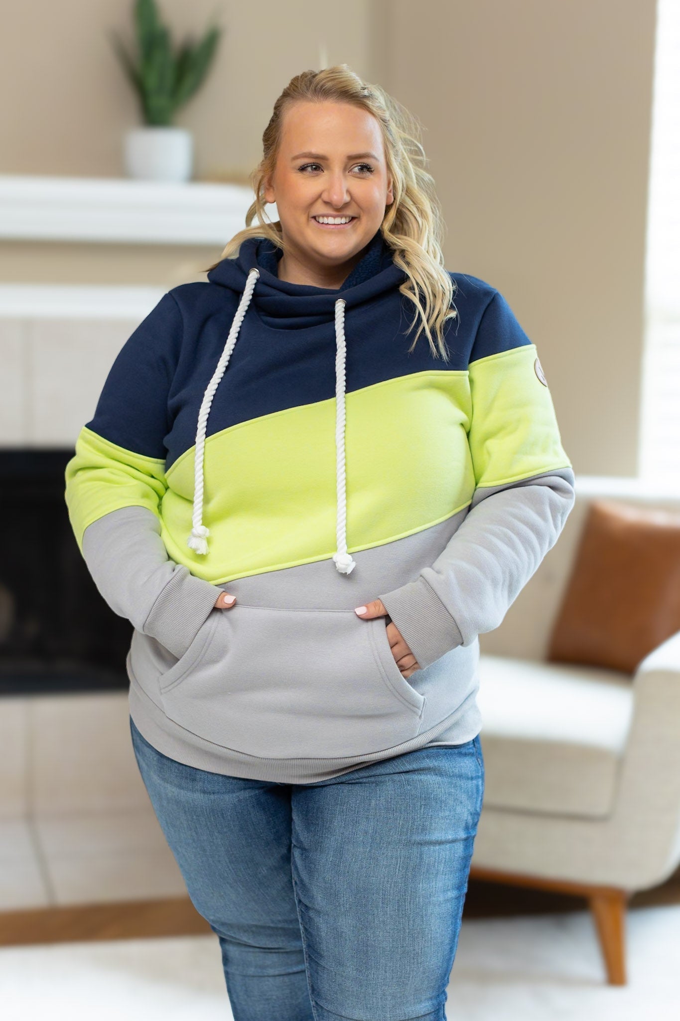 IN STOCK Lizzie Women's Hoodie | Seattle Navy, Lime, Grey