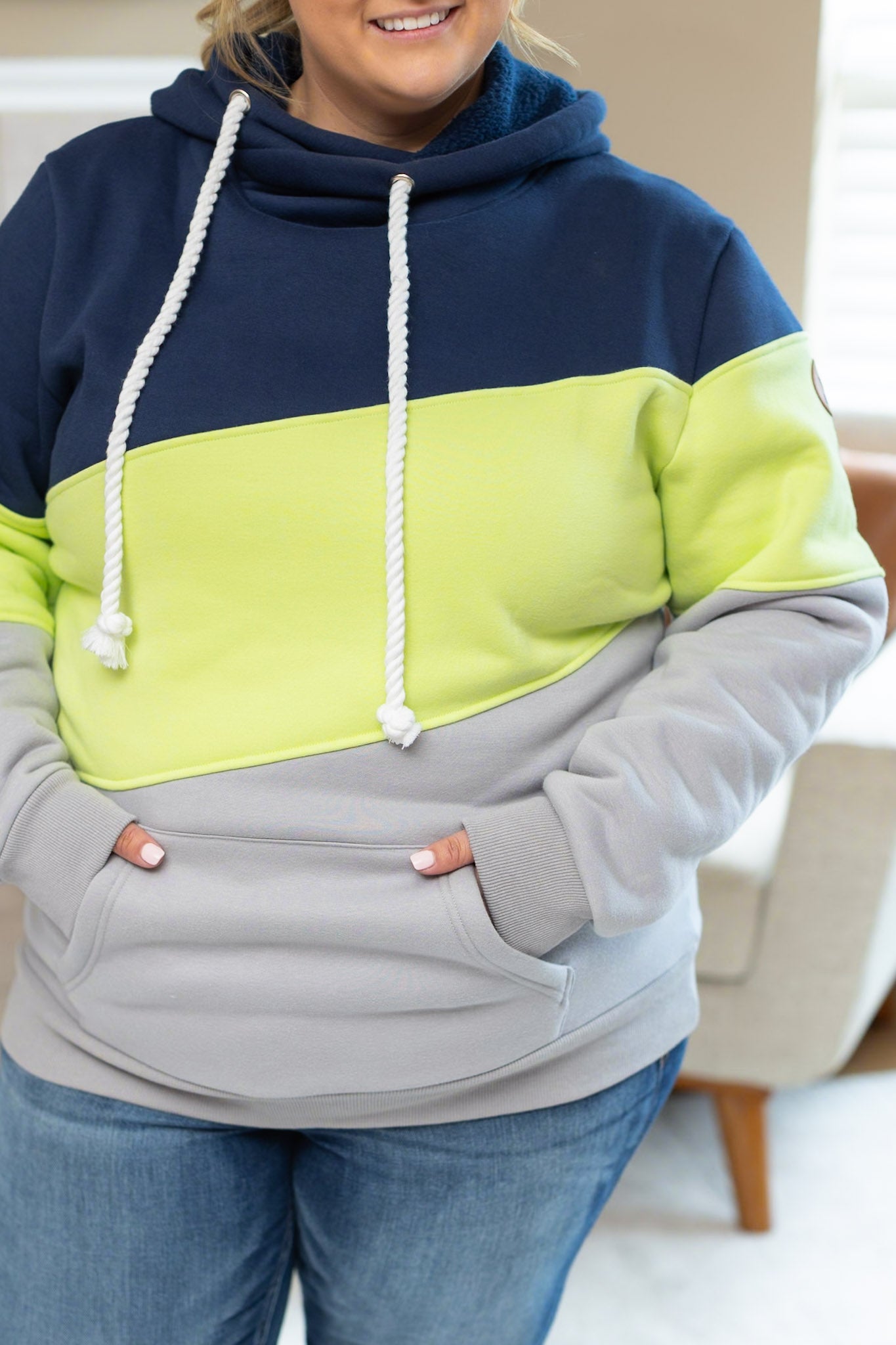 IN STOCK Lizzie Women's Hoodie | Seattle Navy, Lime, Grey