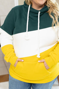 IN STOCK Lizzie Women's Hoodie | Green Bay Green, White, Yellow