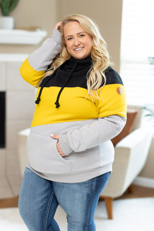 IN STOCK Lizzie Women's Hoodie | Pittsburgh Black, Yellow, Grey