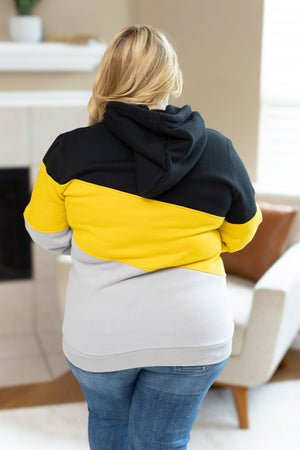 IN STOCK Lizzie Women's Hoodie | Pittsburgh Black, Yellow, Grey