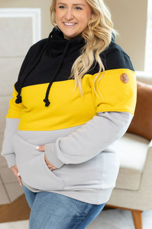 IN STOCK Lizzie Women's Hoodie | Pittsburgh Black, Yellow, Grey