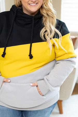 IN STOCK Lizzie Women's Hoodie | Pittsburgh Black, Yellow, Grey