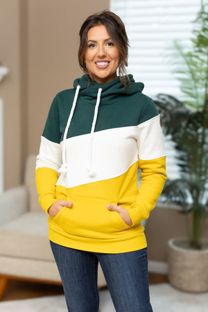 IN STOCK Lizzie Women's Hoodie | Green Bay Green, White, Yellow