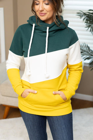 IN STOCK Lizzie Women's Hoodie | Green Bay Green, White, Yellow