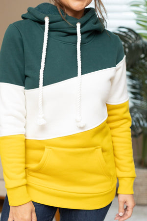 IN STOCK Lizzie Women's Hoodie | Green Bay Green, White, Yellow