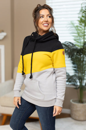 IN STOCK Lizzie Women's Hoodie | Pittsburgh Black, Yellow, Grey