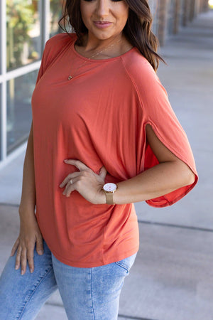 IN STOCK Darcy Dolman - Pumpkin | Women's Flowy Top