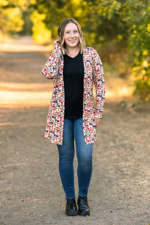 IN STOCK Classic Cardigan - Red Floral