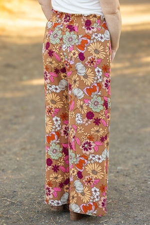 IN STOCK Presley Palazzo Pants - Boho Floral | Women's Wide-Leg Pants