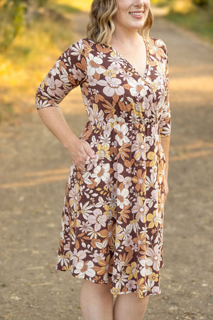 IN STOCK Taylor Dress - Neutral Vintage Floral