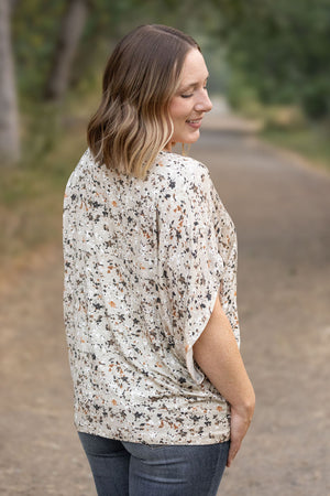 IN STOCK Darcy Dolman - Tan Micro Floral