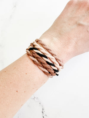 IN STOCK Hair Tie Bracelet Sets - Neutral Ropes | Hair Accessories