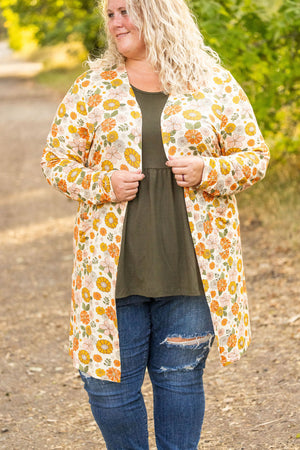 IN STOCK Classic Cardigan - Fall Boho Floral