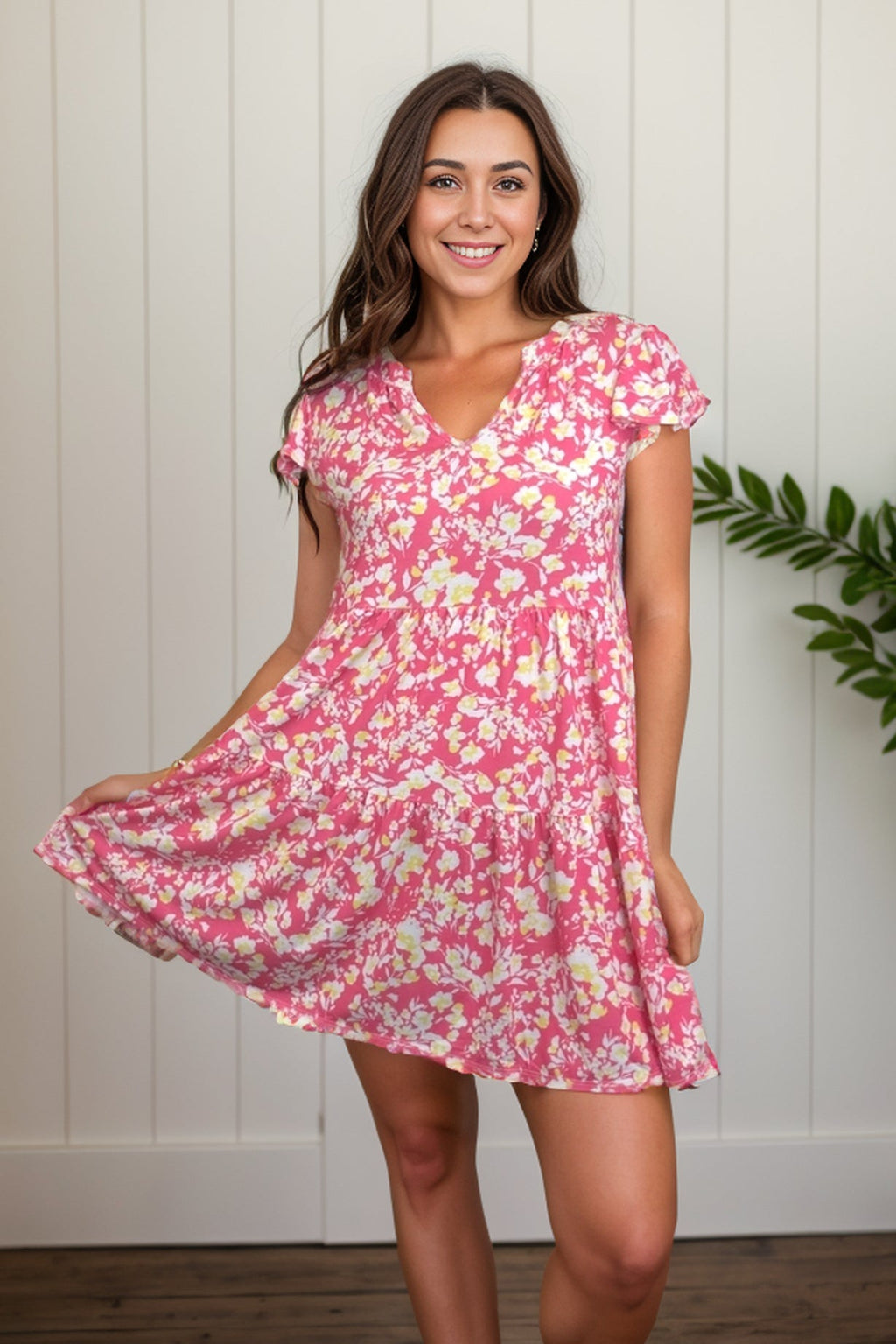 Floral Flirt Babydoll - Dress