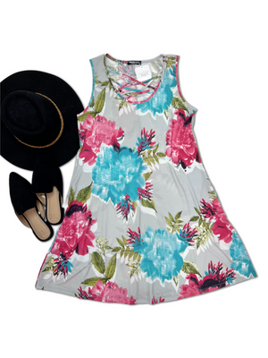 Floral Pizzaz  - Swing Dress