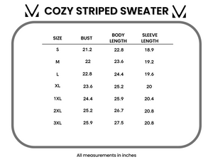 IN STOCK Cozy Striped Sweater - Natural