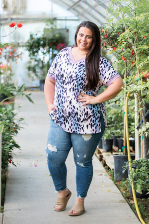 Lavender Bliss Short Sleeve Top