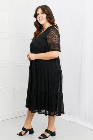 P & Rose Lovely Lace Full Size Tiered Dress